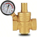 Válvula Reducto Regulador Presión Agua Dn20 Manometro