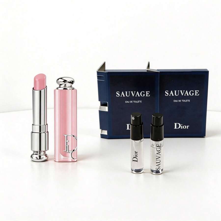 Dior Addict Lip Glow Balm +Dior Sauvage Perfume