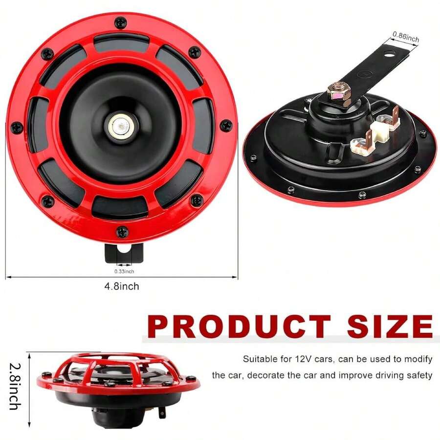 Bocina con Soporte eléctrica para coche Camiones SUV
