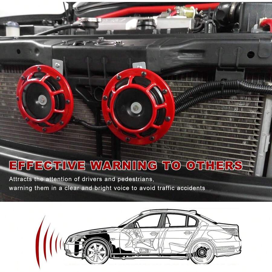 Bocina con Soporte eléctrica para coche Camiones SUV
