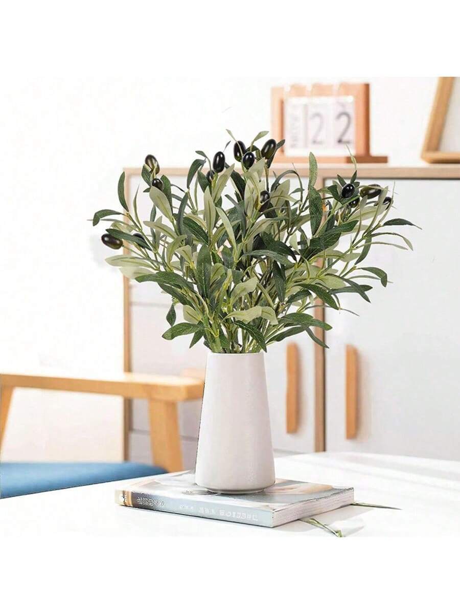 Plantas artificiales en maceta, plantas falsas pequeñas