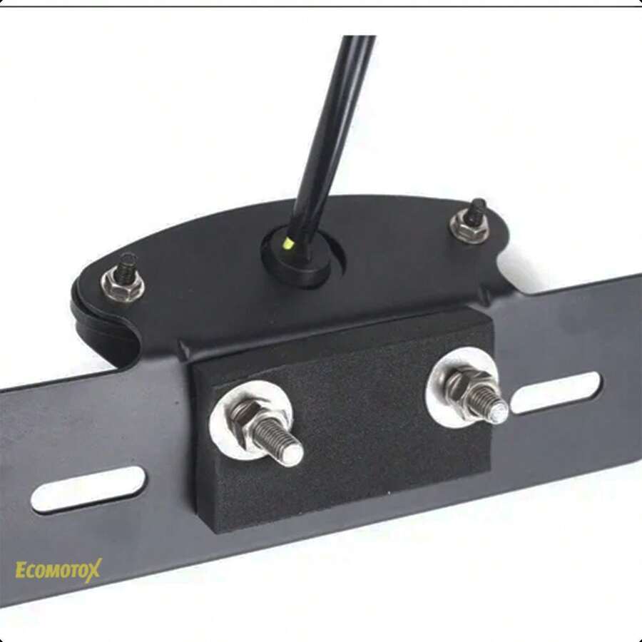 Calavera Negra con Mica Roja Universal Luz Trasera 12V Alto Desempeño