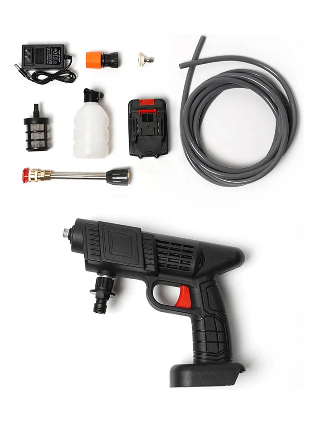 Pistola de lavado a presión inalámbrica