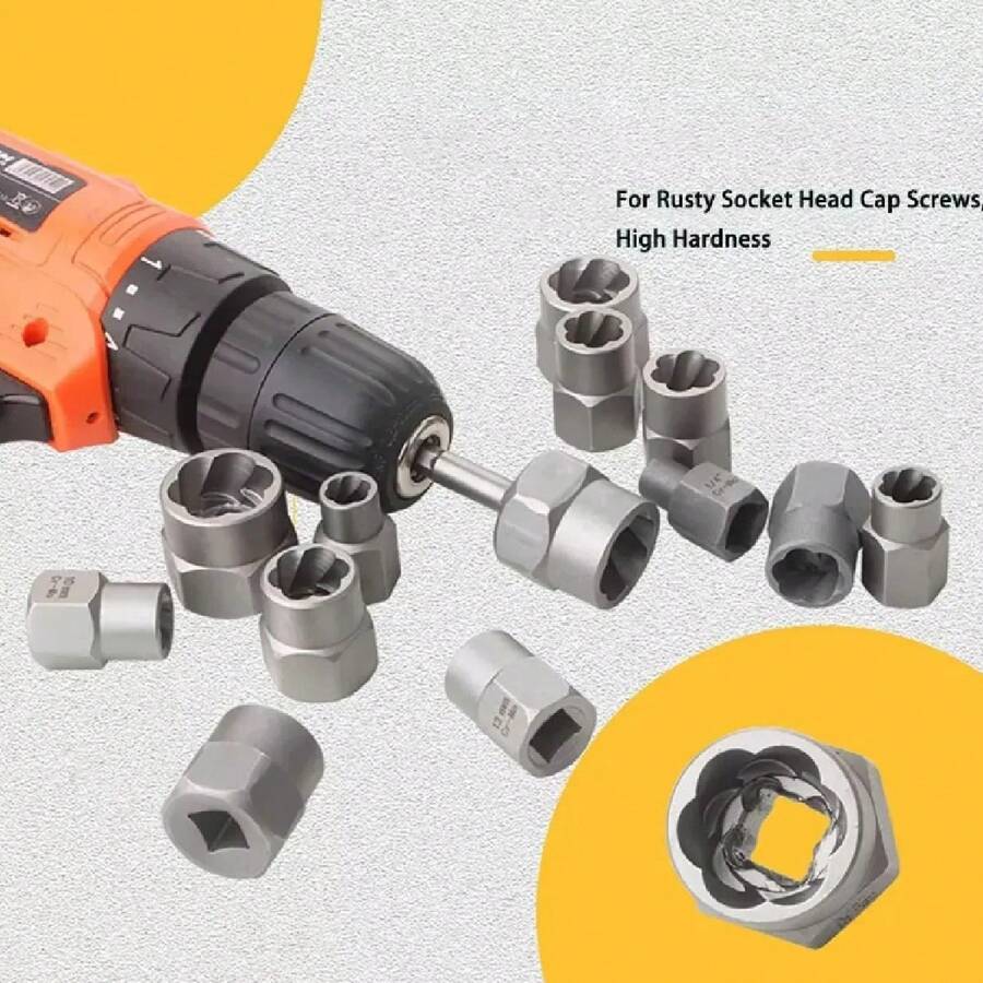 Juego de 14 Piezas de Extractor de Tornillos