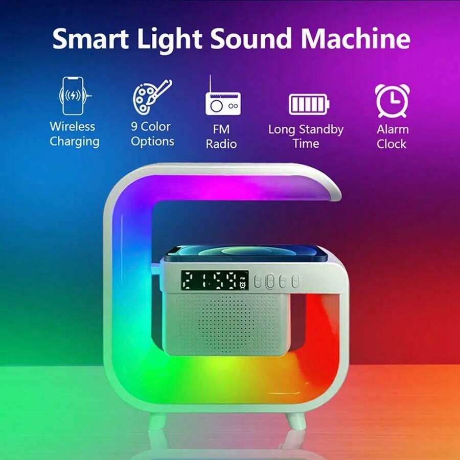 Cargador Inalámbrico Stand 5.0 Altavoz Multifunción F