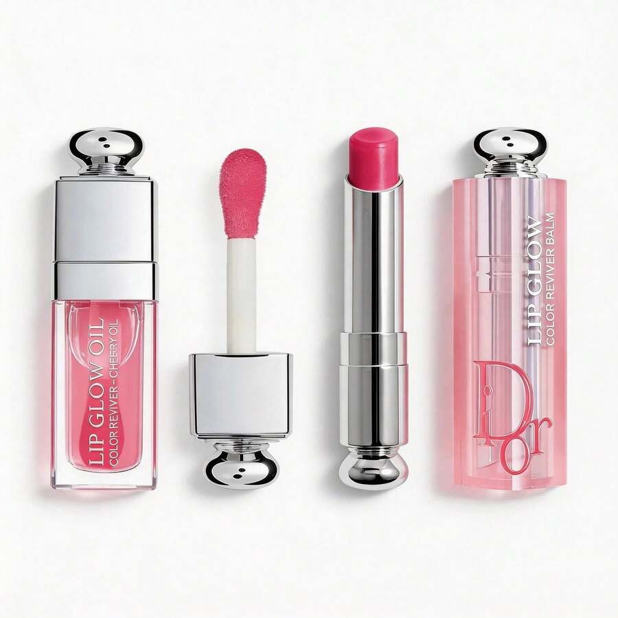 Dior Addict Lip Glow 007 Raspberry +Dior Glow Oil