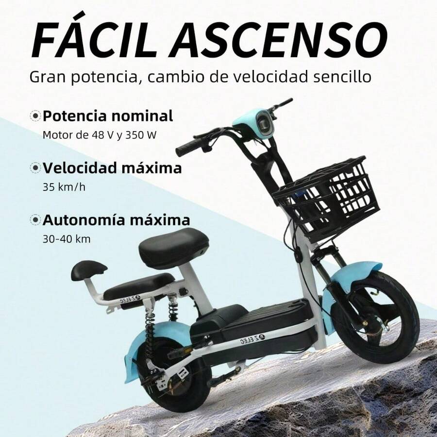 Bicicleta eléctrica plegable