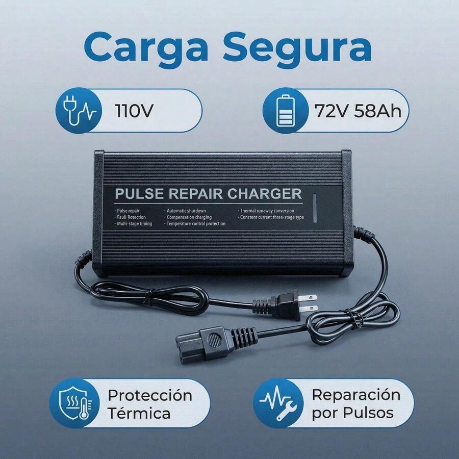 Cargador para bicicleta eléctrica