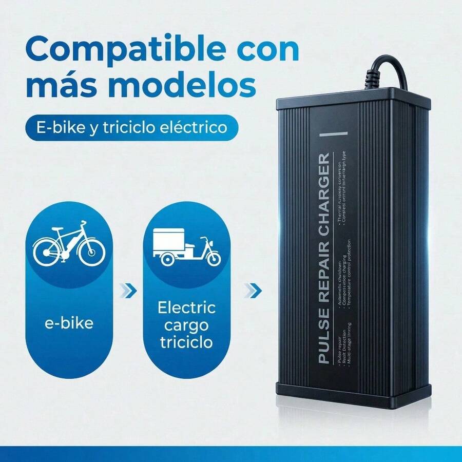 Cargador para bicicleta eléctrica