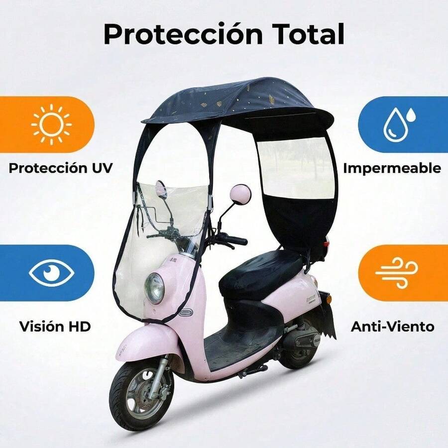 Toldo parasol para bicicleta eléctrica
