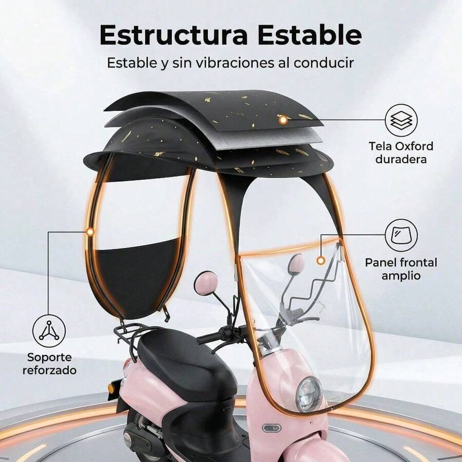 Toldo parasol para bicicleta eléctrica