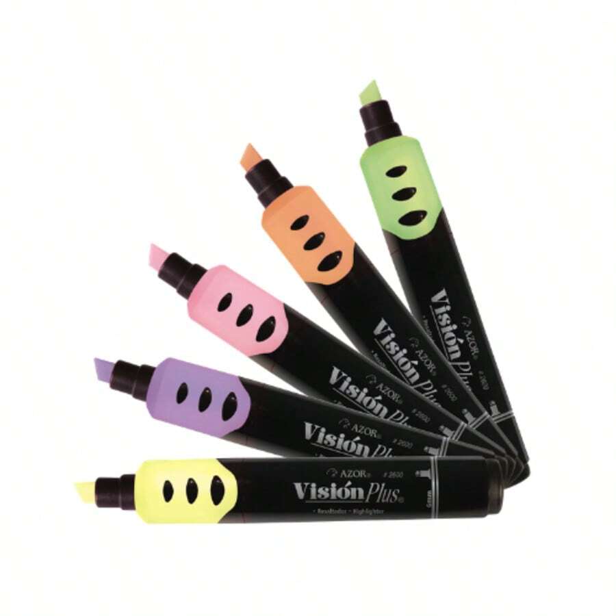 Marcatexto Pastel Vision Plus Pack de 5 Piezas
