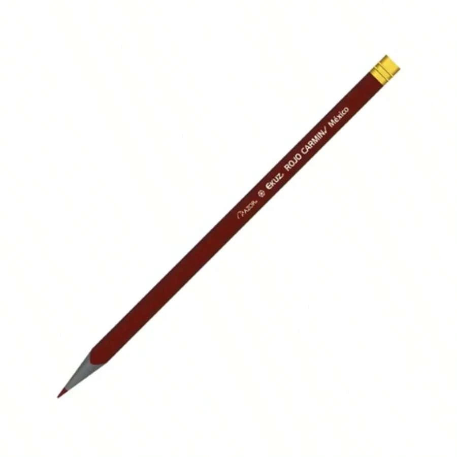 Lápices color rojo carmín pack con 12pz