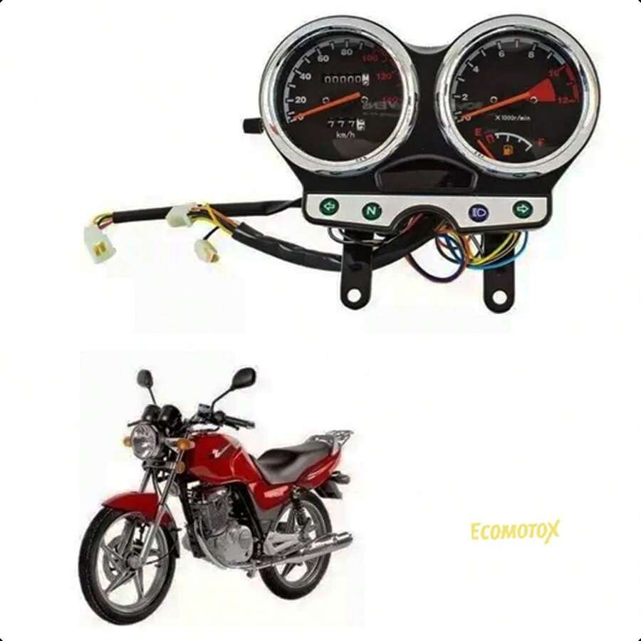 Velocímetro Tablero Completo Para Moto Susuki 125 Tipo EN Indicadores Integrados