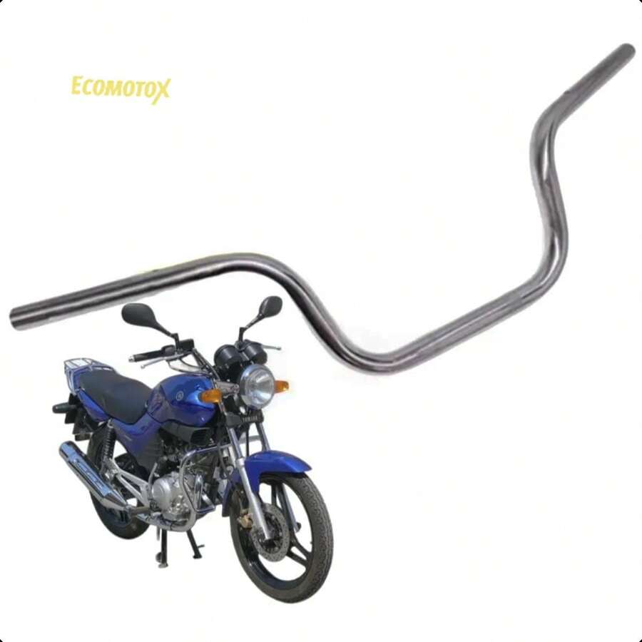 Manubrio Cromado Para Moto Yamah YBR-125 Estilo Clásico Resistente