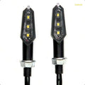 Direccional LED Moto Amarillo ZXD-01 Universal Alta Visibilidad
