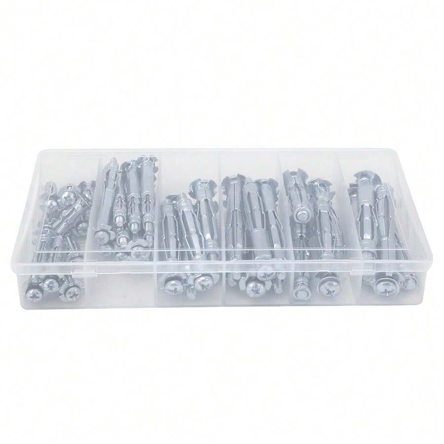 Ancla de tornillo perno cuña Perno ancla Tornillo expansión 42PCS M4~M6