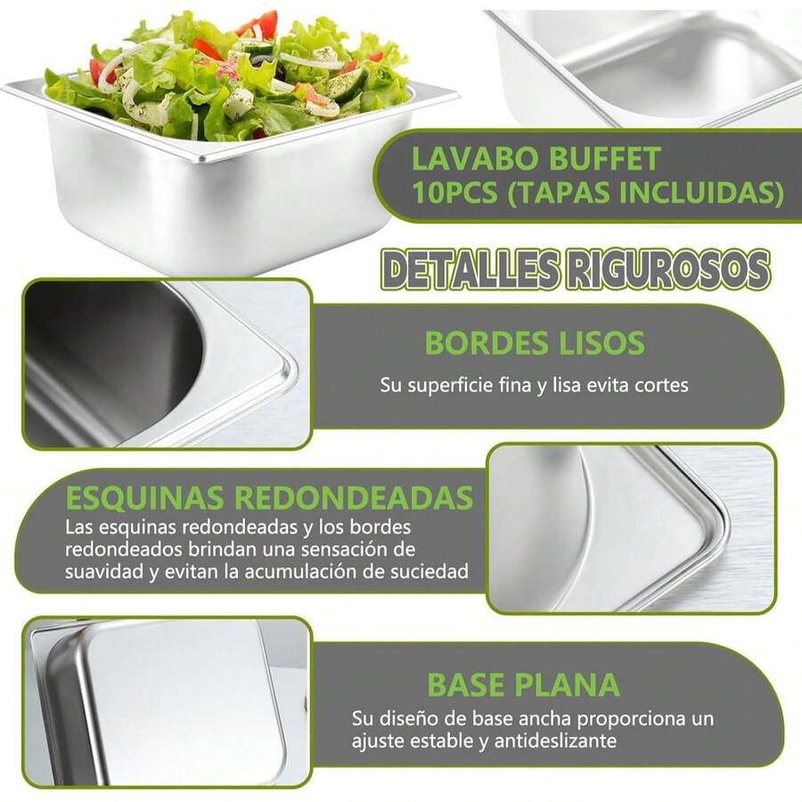 Juego De 10 Sartenes