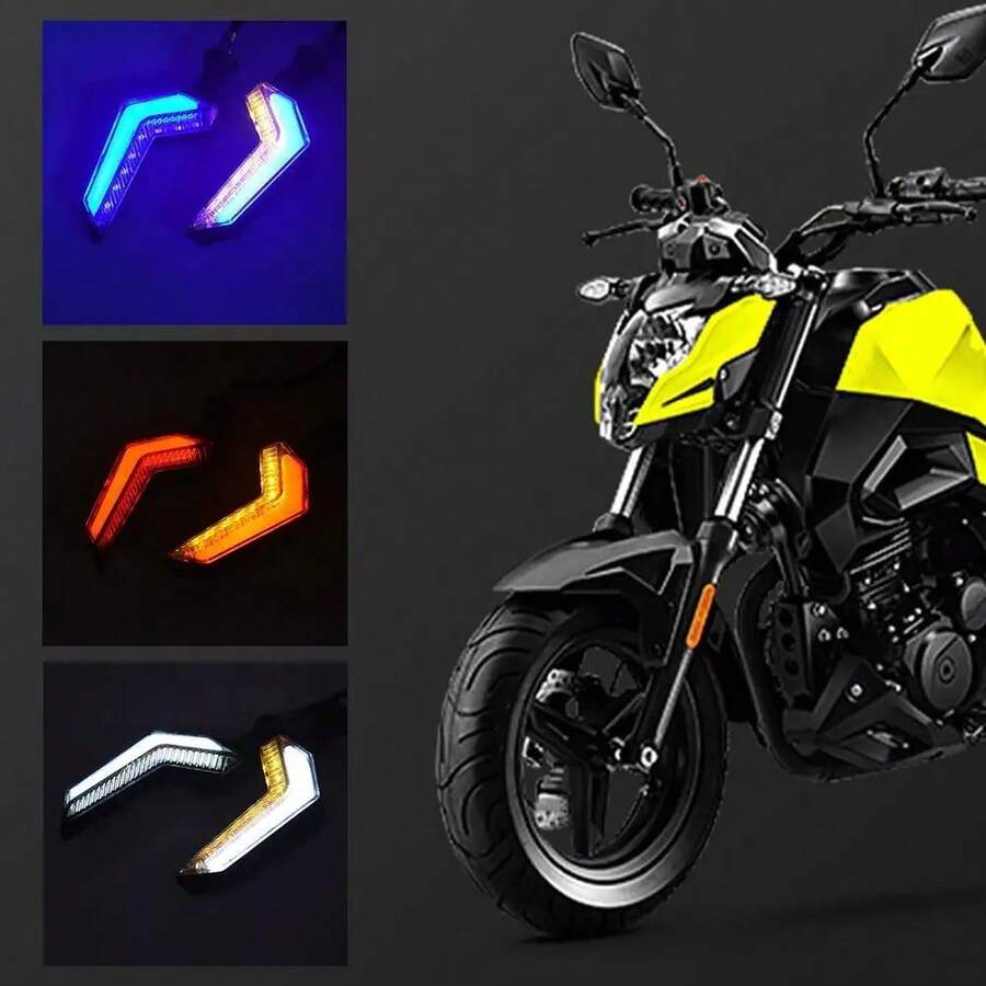 Direccionales LED secuenciales para motocicleta universales