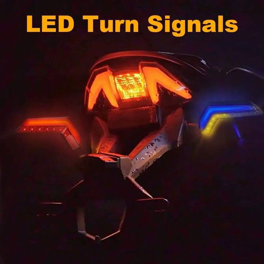 Direccionales LED secuenciales para motocicleta universales