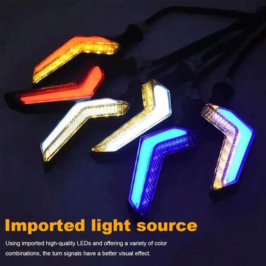 Direccionales LED secuenciales para motocicleta universales