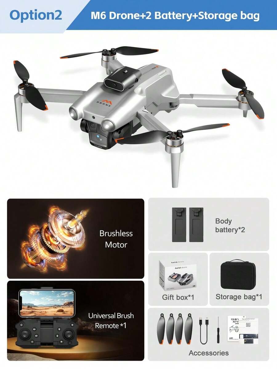 Drone M6 sin escobillas
