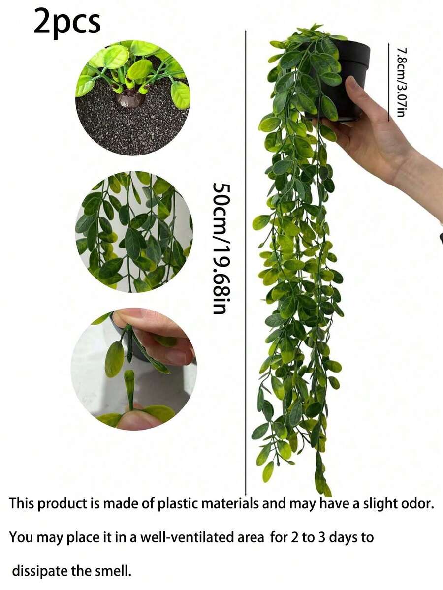 Plantas artificiales, Plantas en maceta colgantes