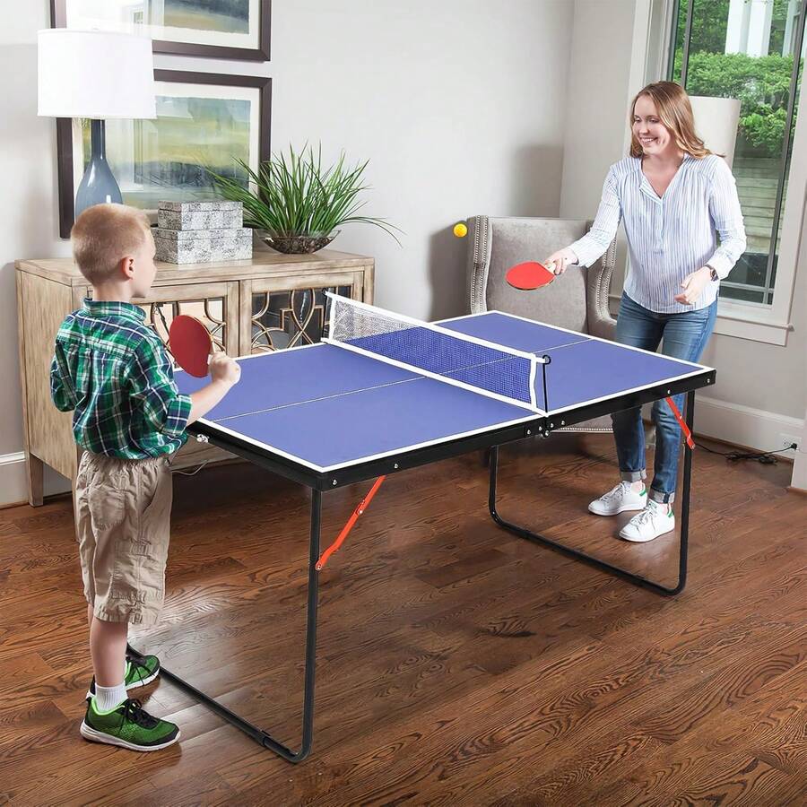 Mesa de ping pong plegable