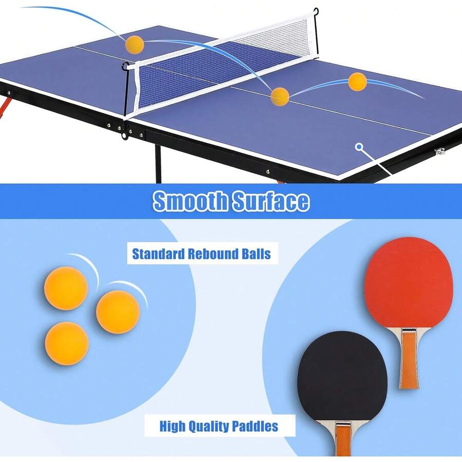 Mesa de ping pong plegable