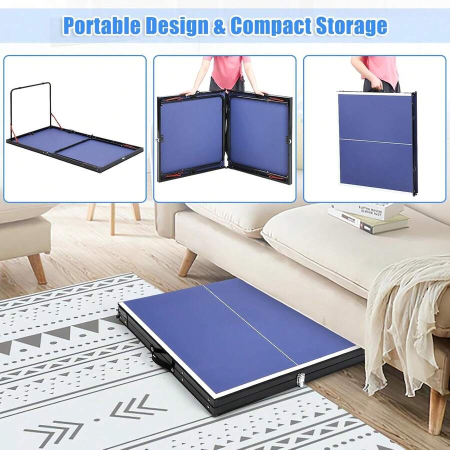 Mesa de ping pong plegable