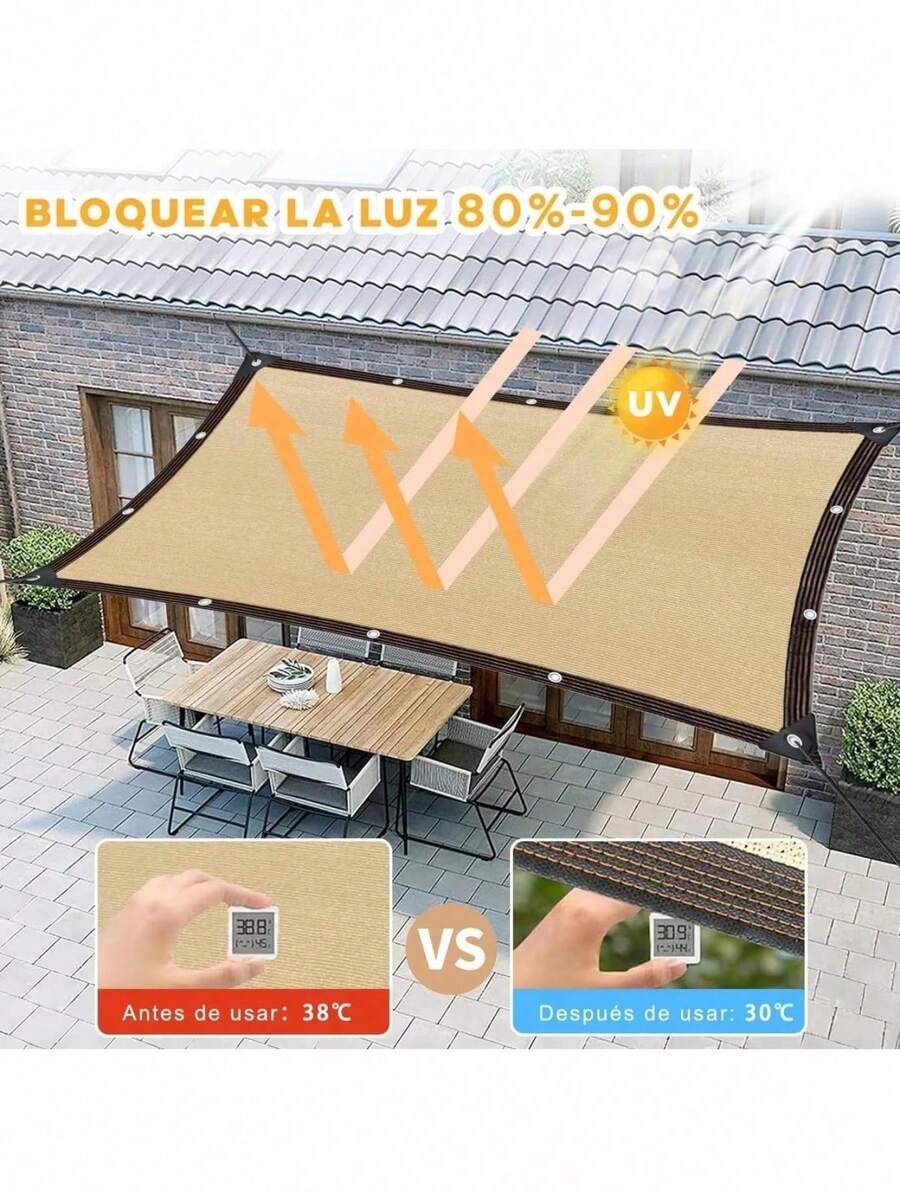 malla sombra para patio,toldo 3x4