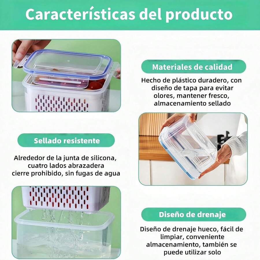 3 Organizadores para Refrigerador