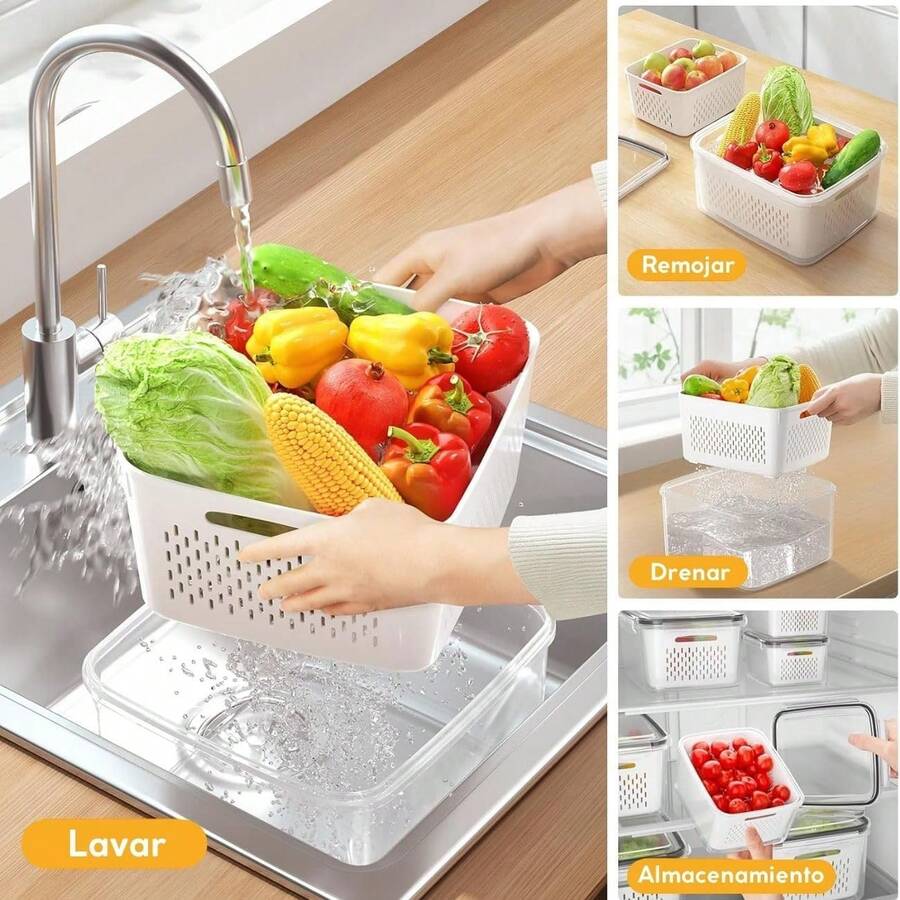 3 Organizadores para Refrigerador
