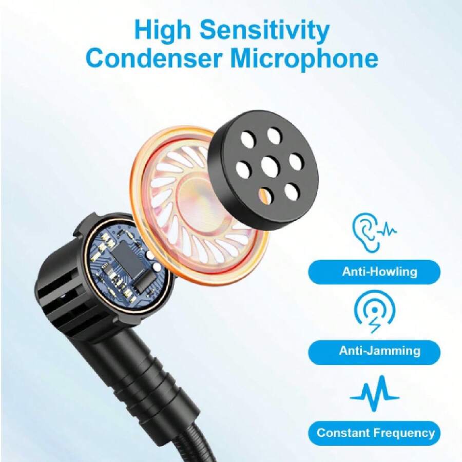 2Pcs Sistema de micrófono inalámbrico