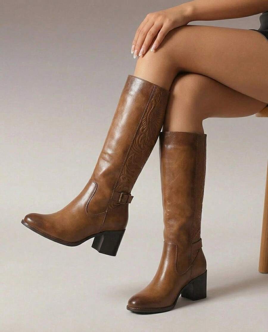 Botas vaqueras de tacón