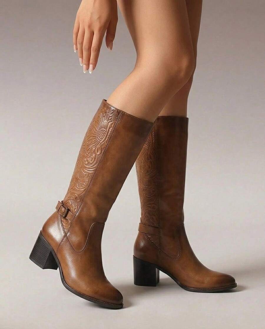 Botas vaqueras de tacón