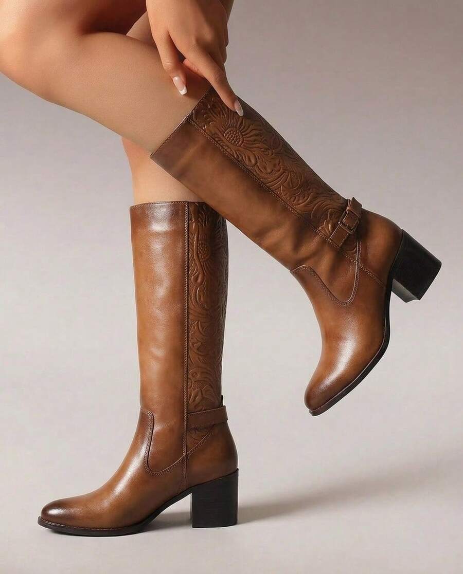 Botas vaqueras de tacón