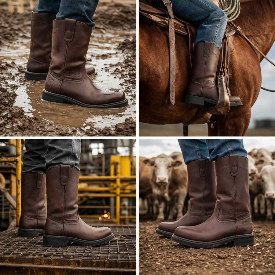 Bota Industrial Vaquera Uso Rudo