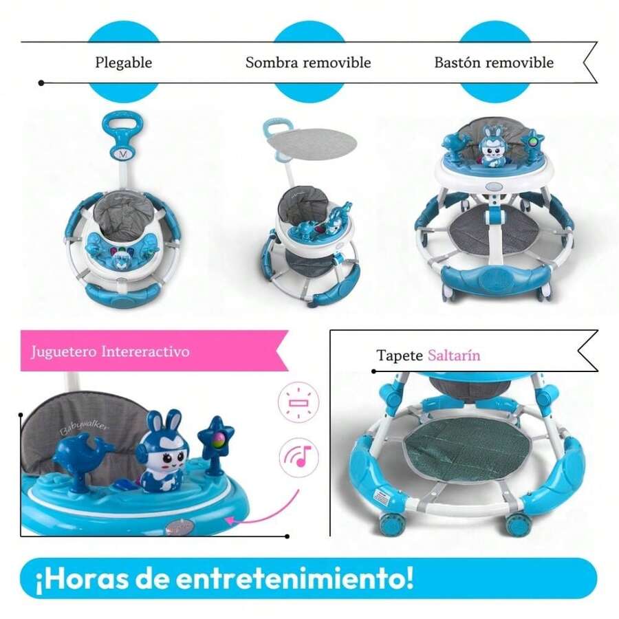Andadera 4 en 1 para bebé