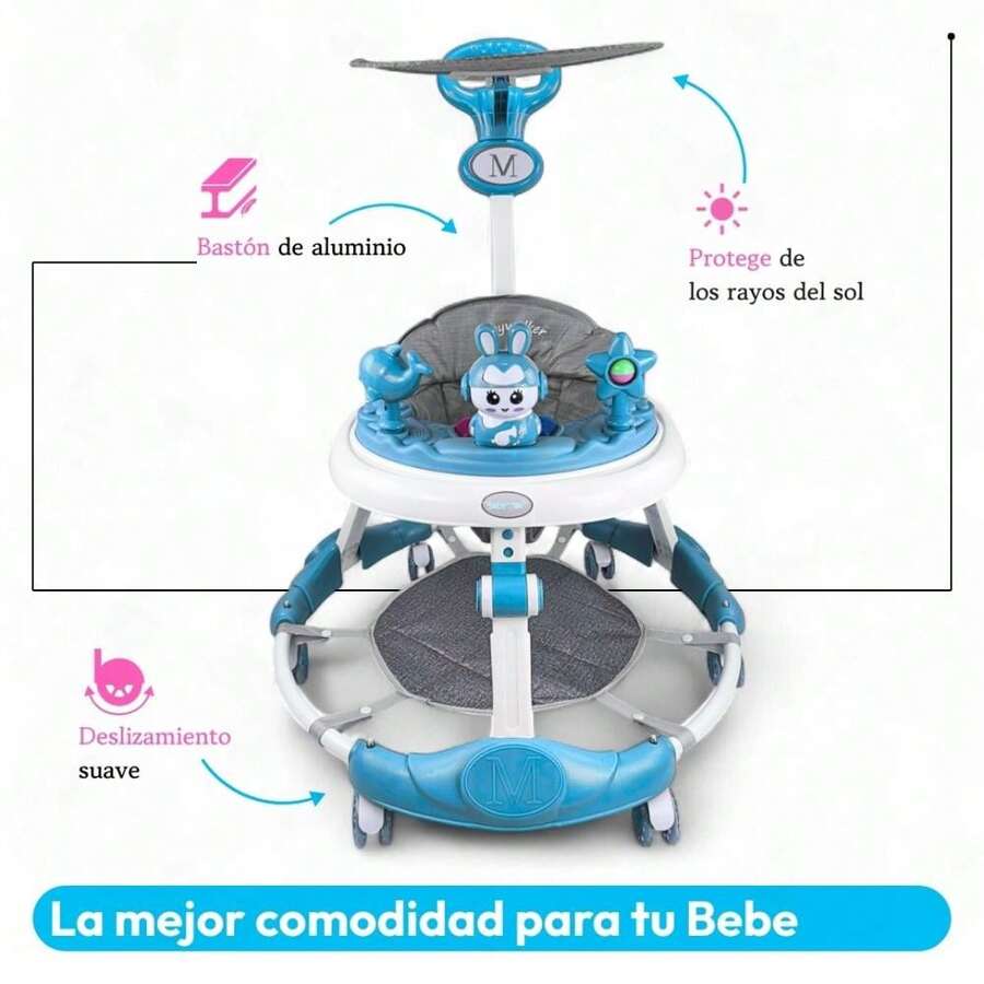 Andadera 4 en 1 para bebé