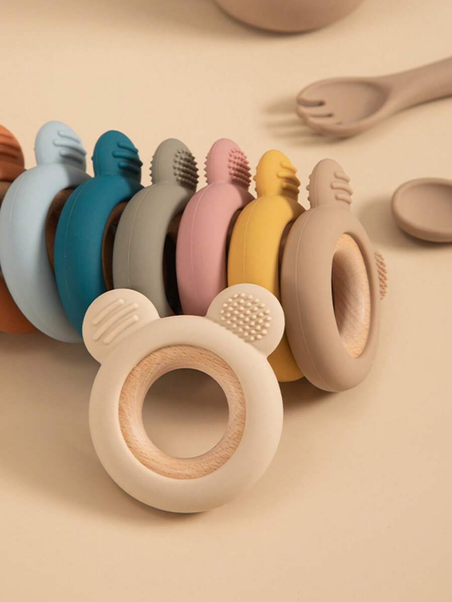 Juguete de dentición de silicona para bebés