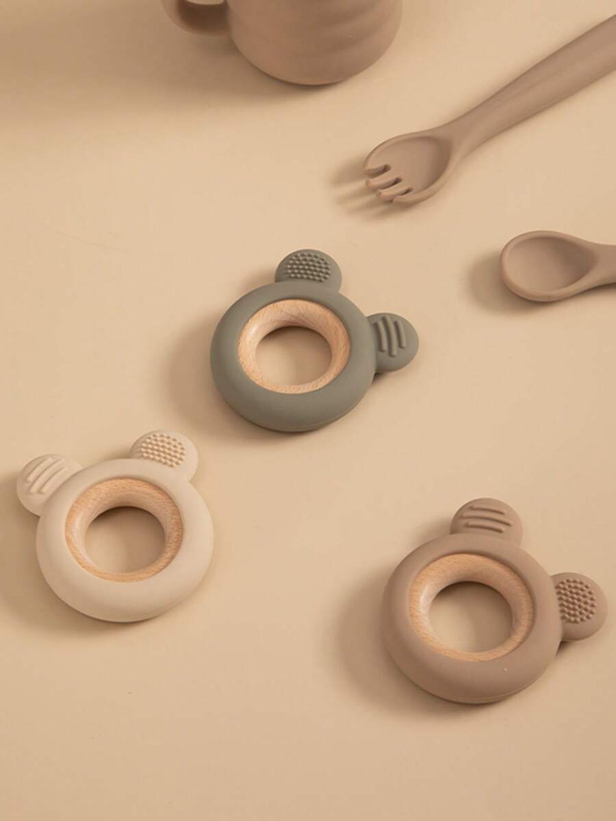 Juguete de dentición de silicona para bebés