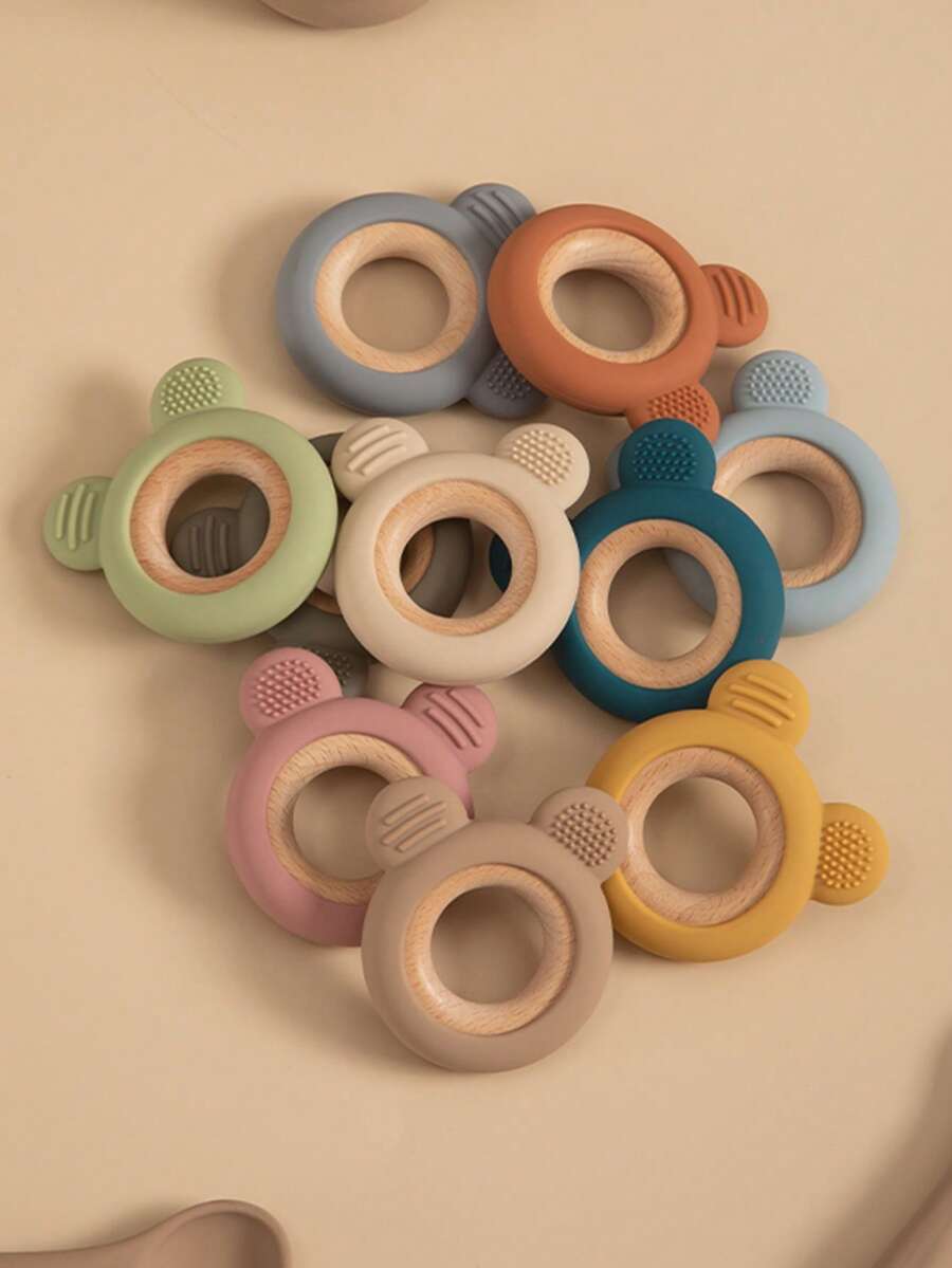 Juguete de dentición de silicona para bebés