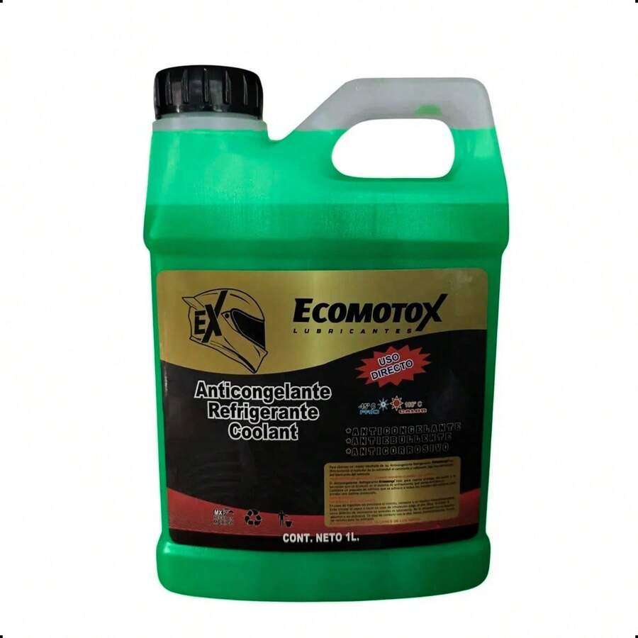 Pack 5 Anticongelante Verde Universal para Moto