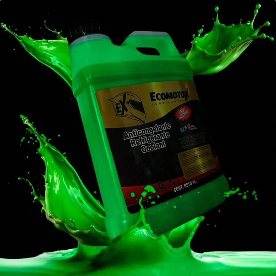 Pack 5 Anticongelante Verde Universal para Moto