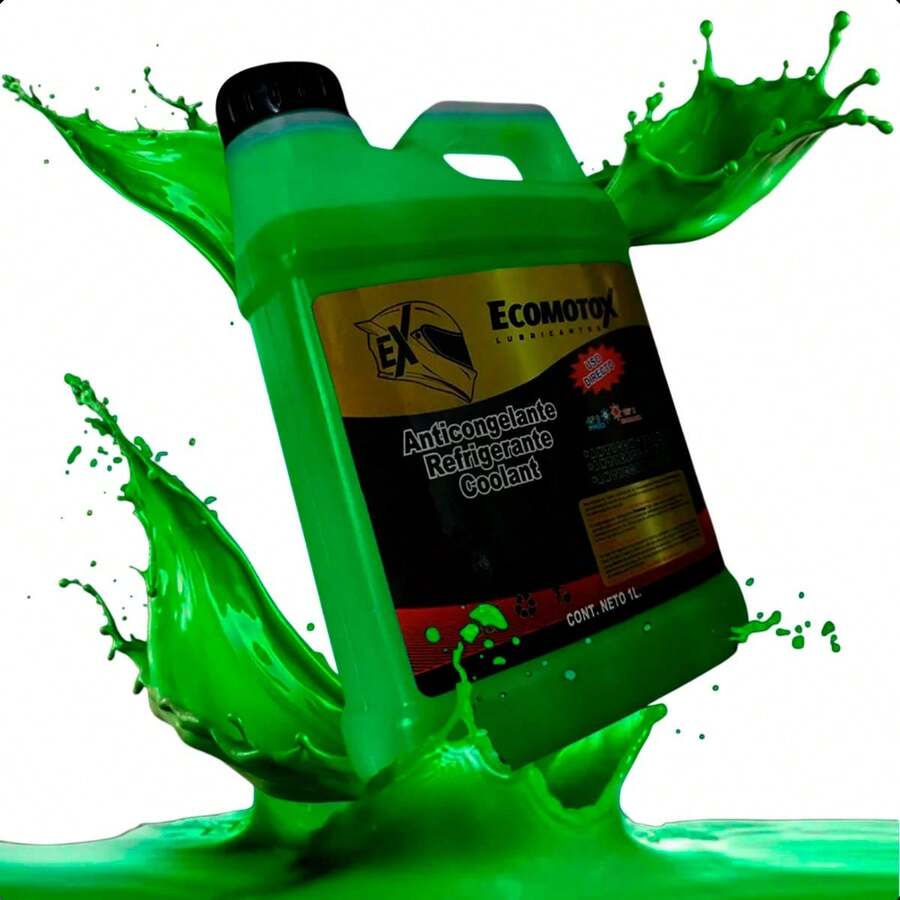 Pack 5 Anticongelante Verde Universal para Moto
