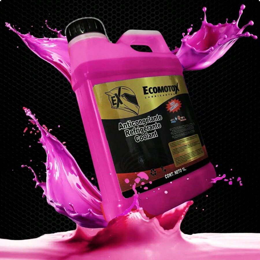 Pack 5 Anticongelante Rosa Universal para Moto