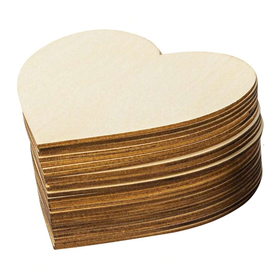 10/20/40 piezas Cuadrados de madera