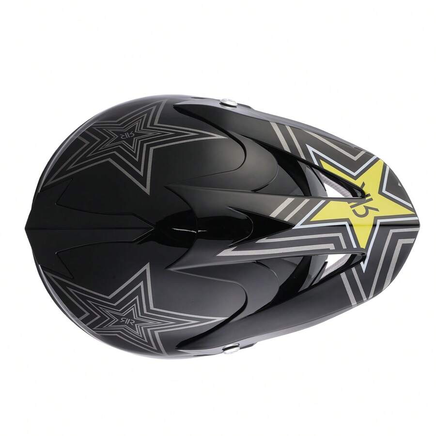 Casco Cross Infantil Niño Moto Con Gafas Guantes Estrella -M