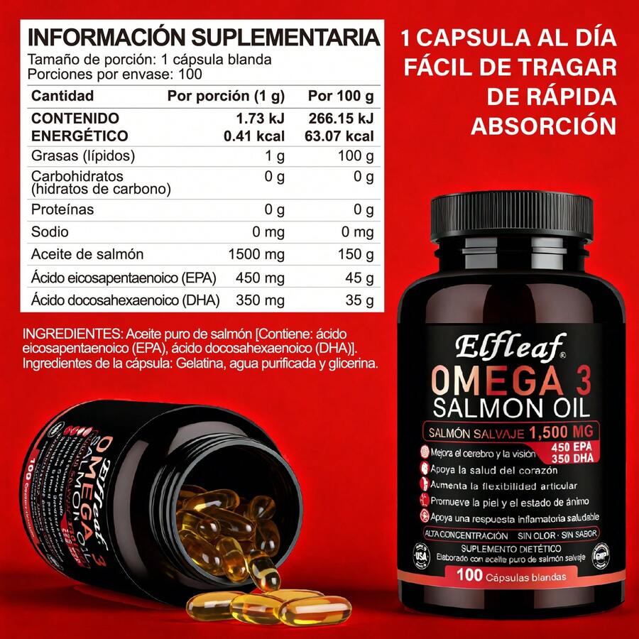 Omega 3 de Alaska Elfleaf